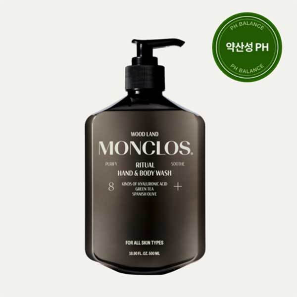 [몽클로스] 올리브영 입점 리추얼 핸드 앤 바디 워시 500ml